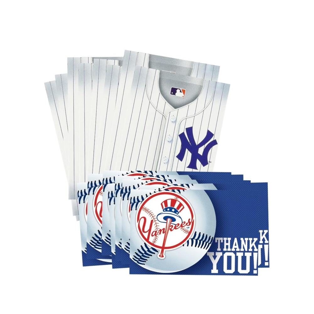 New York Yankees Party Invitations - 8 Ct. Amscan.